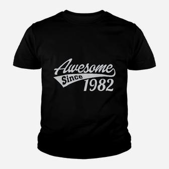 39Th Birthday Awesome Since 1982 Youth T-shirt | Crazezy