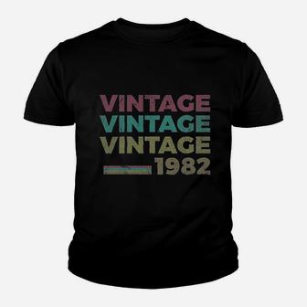 39Th Birthday Vintage 1982 Youth T-shirt | Crazezy UK