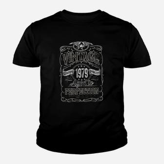42Nd Birthday Gift Vintage 1979 Aged To Perfection Youth T-shirt | Crazezy UK