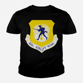 437Th Airlift Wing Air Force C-17 Military Veteran Patch Youth T-shirt | Crazezy UK
