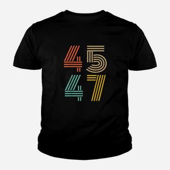 45 47 2024 For 4547 Youth T-shirt | Crazezy UK