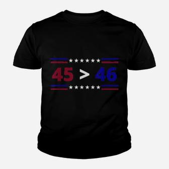 45 Is Greater Than 46 Youth T-shirt - Monsterry AU