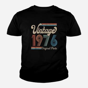 45Th Birthday Graphic Tee Born In 1976 Shirts Vintage Theme Youth T-shirt | Crazezy