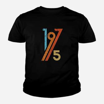 46Th Birthday Vintage Retro 70S Style 1975 Youth T-shirt | Crazezy