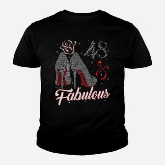 48 And & Fabulous 1973 48Th Birthday Gift Tee For Womens Youth T-shirt | Crazezy DE