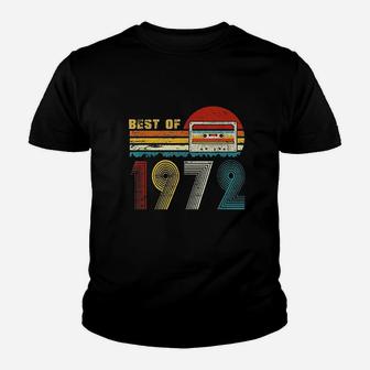 49Th Bday Gifts Best Of 1972 Retro Cassette Tape Vintage Youth T-shirt | Crazezy AU