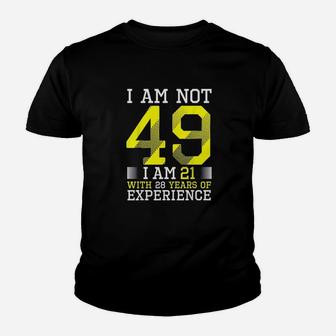 49Th Birthday Man Woman 49 Year Old Gift Youth T-shirt | Crazezy UK