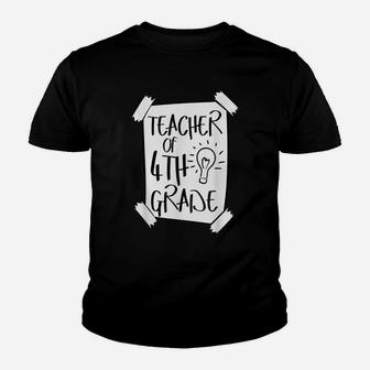 4Th Grade Teacher Fourth Grade School Teaching Teachers Gift Youth T-shirt | Crazezy DE