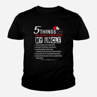 5 Things You Should Know About My Uncle Youth T-shirt | Crazezy AU