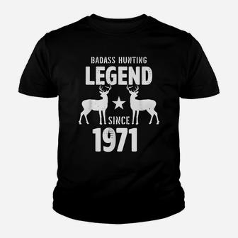 50 Year Old Men Women 1971 Hunter Hunting Gifts For Birthday Youth T-shirt | Crazezy