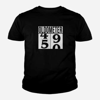 50Th Birthday Gag Gift Idea For Mom Or Dad Oldometer Funny Youth T-shirt | Crazezy