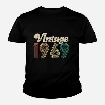 50Th Birthday Gift Vintage 1969 Youth T-shirt | Crazezy UK