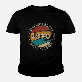 51St Birthday Vintage Made In 1970 Youth T-shirt | Crazezy CA
