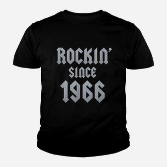 55 Year Old Classic Rockin Since 1966 55Th Birthday Youth T-shirt | Crazezy