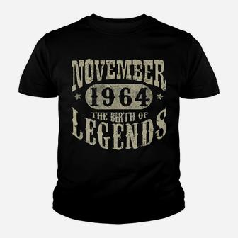 55 Years 55Th Birthday November 1964 Birth Of Legend Tshirt Youth T-shirt | Crazezy DE