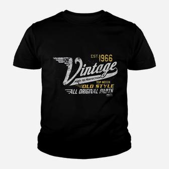 55Th Birthday Vintage 1966 Youth T-shirt | Crazezy DE