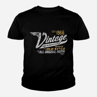 55Th Birthday Vintage 1966 Youth T-shirt | Crazezy