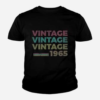 56Th Birthday Gift Retro Birthday Vintage 1965 Youth T-shirt | Crazezy CA