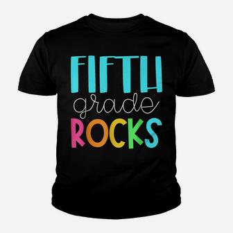5Th Teacher Team - Fifth Grade Rocks Youth T-shirt | Crazezy