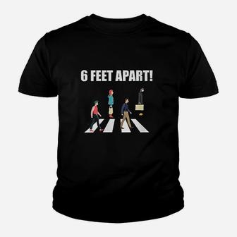 6 Feet Apart On The Road Youth T-shirt | Crazezy DE