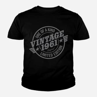 60 Year Old Car Lover Vintage Classic Car 1961 60Th Birthday Youth T-shirt | Crazezy AU