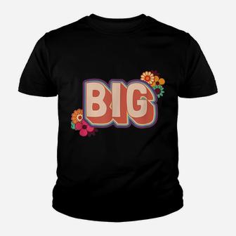60S Style Big Sorority Reveal Flower Power Big Little Week Youth T-shirt | Crazezy DE