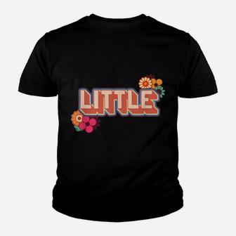 60S Style Little Reveal Flower Power Big Little Week Youth T-shirt | Crazezy DE