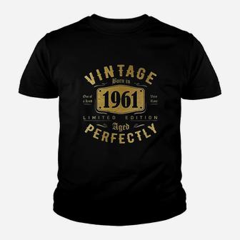 60Th Birthday Gifts For Women Men 60 Year Old Vintage 1961 Youth T-shirt | Crazezy