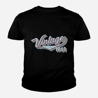 60Th Birthday Vintage 1961 Youth T-shirt | Crazezy UK