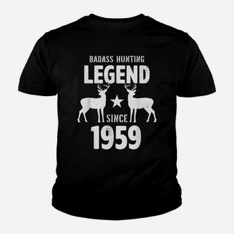 62 Year Old Men Women 1959 Hunter Hunting Gifts For Birthday Youth T-shirt | Crazezy