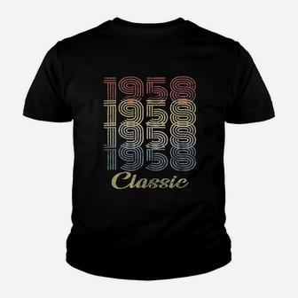 63Rd Birthday 1958 Classic Youth T-shirt | Crazezy