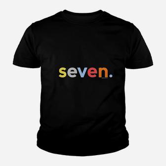 7Th Birthday Youth T-shirt | Crazezy AU