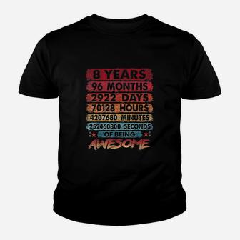 8 Years Old Vintage Youth T-shirt | Crazezy