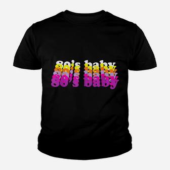 80'S Baby Funny Birthday Gift For People Born 1980 - 1989 Youth T-shirt | Crazezy