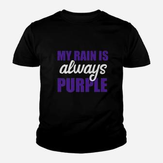 80S My Rain Is Always Purple Fun Music Youth T-shirt | Crazezy CA