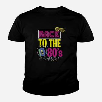 80S Party Theme Party Outfit Costume Vintage Retro Youth T-shirt | Crazezy