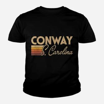 80S Style Conway South Carolina Youth T-shirt | Crazezy