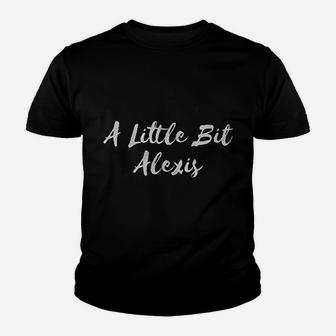 A Little Bit Alexis Triblend Youth T-shirt | Crazezy