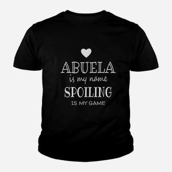 Abuela Is My Name Graphic Funny Gift For Abuela Grandma Youth T-shirt - Thegiftio UK