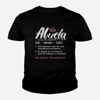 Abuela Mothers Day Gift In Spanish Youth T-shirt | Crazezy AU
