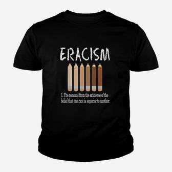 African American Eracism Melanin Social Justice Youth T-shirt | Crazezy CA