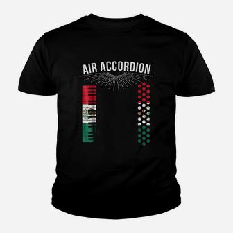 Air Accordion Mexican Flag Youth T-shirt | Crazezy UK