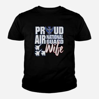 Air National Guard Wife Usa Air Force Military Youth T-shirt | Crazezy UK