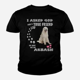 Akbash Dog Mom Dad, Coban Kopegi Puppy Lover, Cute Akbash Youth T-shirt | Crazezy UK