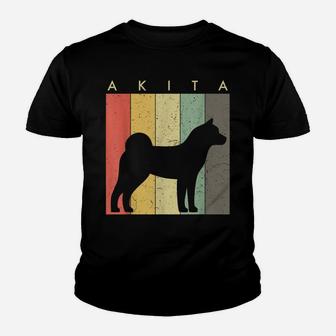 Akita Tshirt - Akita Dog Lover Gift Retro Vintage Style Youth T-shirt | Crazezy