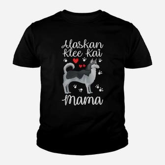 Alaskan Klee Kai Mom Cute Puppy Dog Lovers Gifts Youth T-shirt | Crazezy DE
