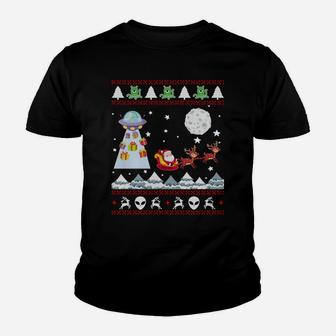 Alien And Santa Christmas Gifts Sweatshirts For Women Men Sweatshirt Youth T-shirt | Crazezy DE
