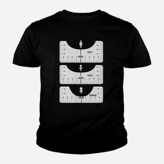 Alignment Ruler Youth T-shirt | Crazezy AU