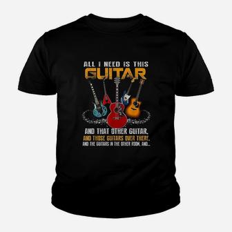 All I Need Is This Guitar Youth T-shirt | Crazezy