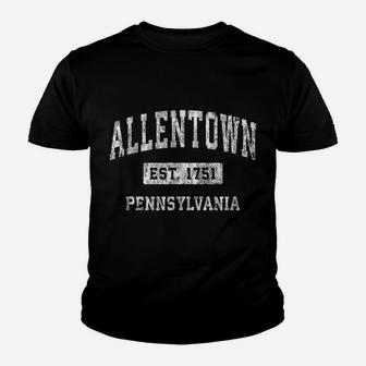 Allentown Pennsylvania Pa Vintage Established Classic Design Youth T-shirt | Crazezy
